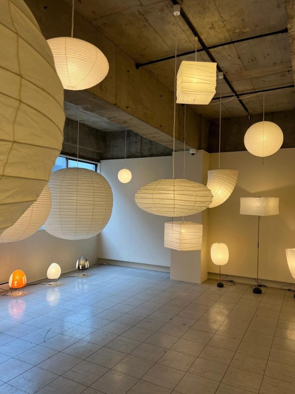 washi paper 33x 45x pendant light