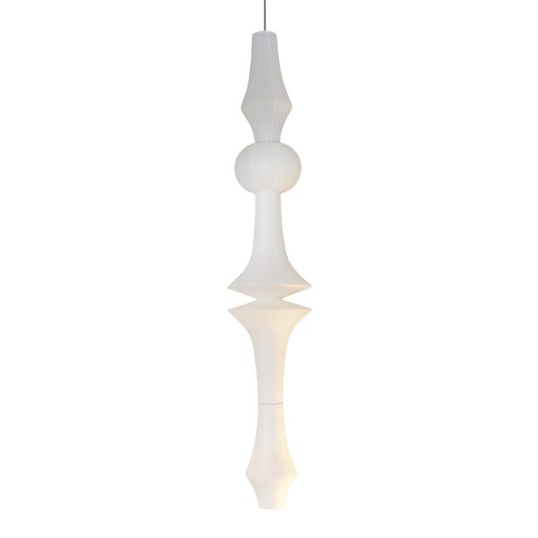 washi paper corner pendant light