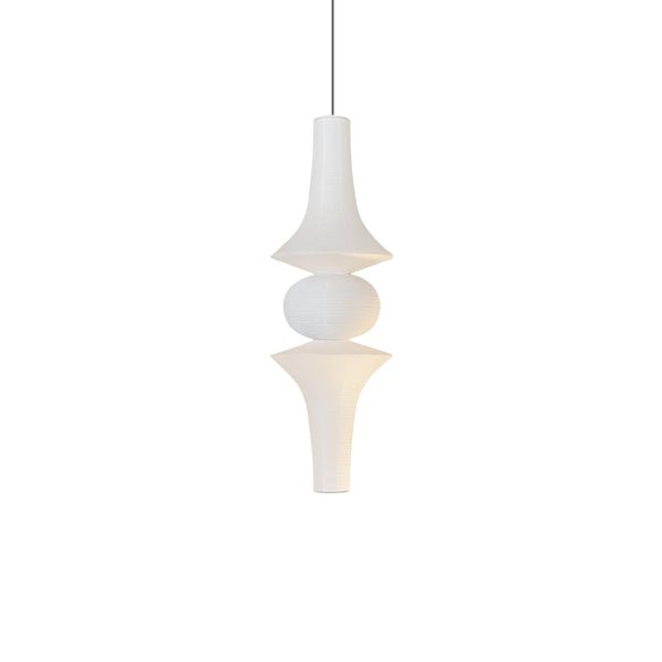 washi paper corner pendant light
