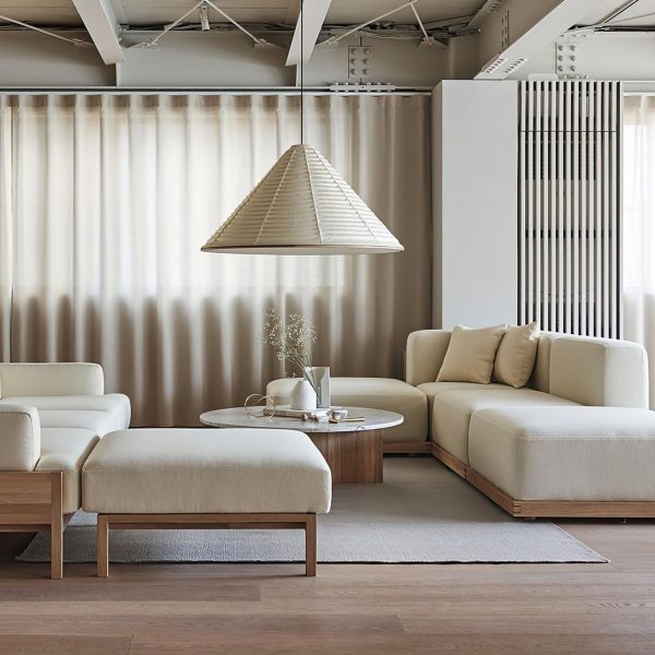 washi paper hat pendant lamp