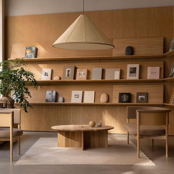 washi paper hat pendant lamp