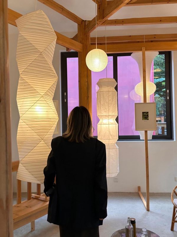washi paper l6 pendant light