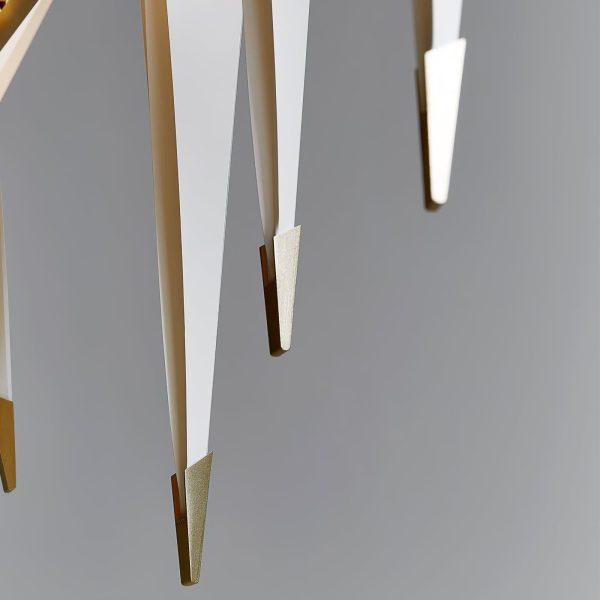 paper crane chandelier