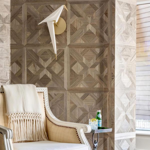 white paper crane wall lamp