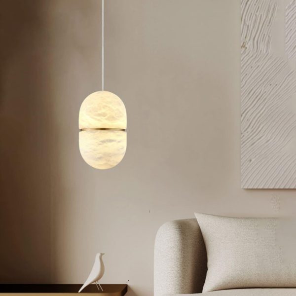 yum alabaster pendant light