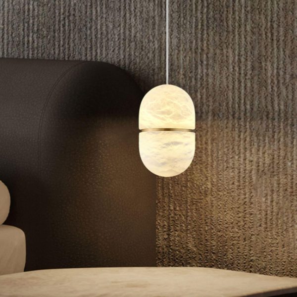yum alabaster pendant light