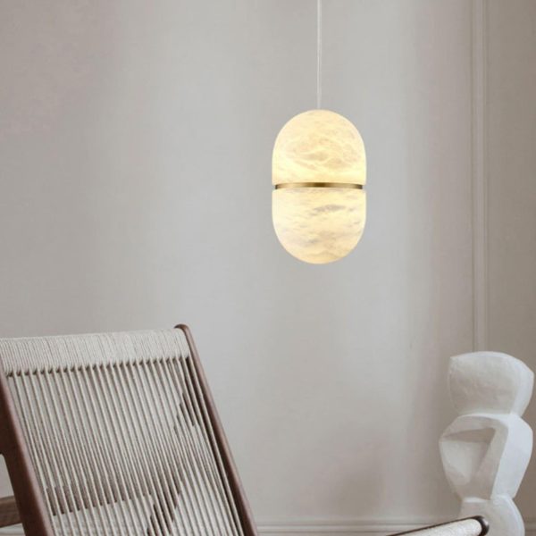 yum alabaster pendant light