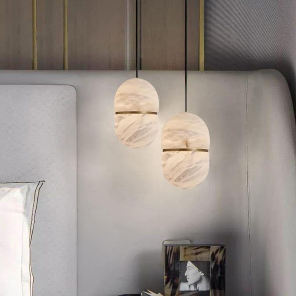 yum alabaster pendant light