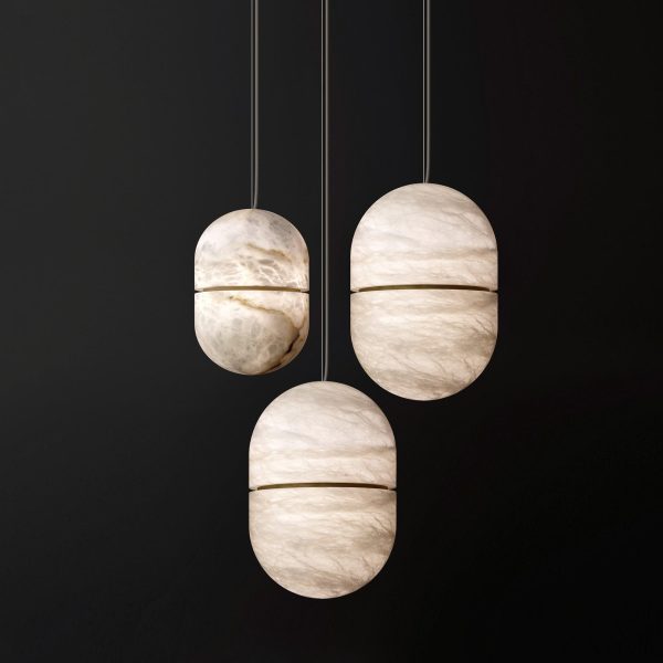 yum alabaster pendant light