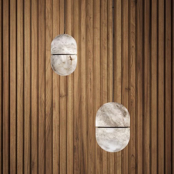 yum alabaster pendant light