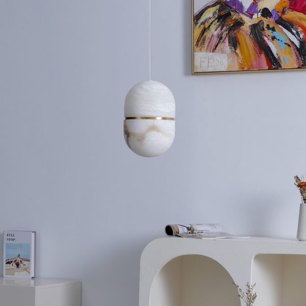 yum alabaster pendant light