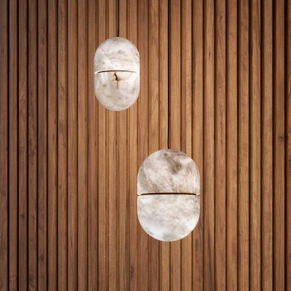 yum alabaster pendant light