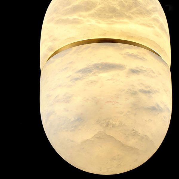 yum alabaster pendant light