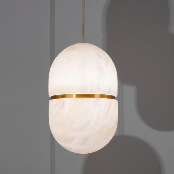 yum alabaster pendant light